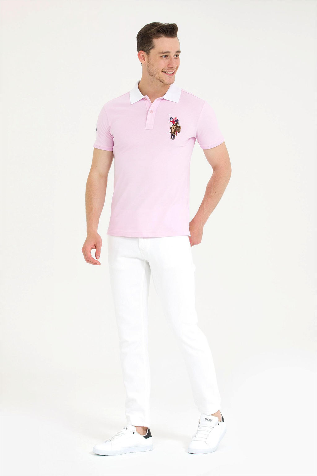 U. S. Polo Assn / Мужские белые джинсовые брюки - U.s. polo assn фото 8