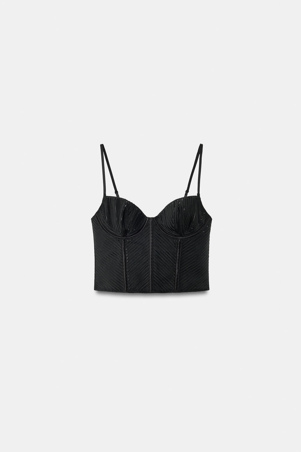 STRUCTURED CORSET UNDERWIRE TOP - Zara фото 3