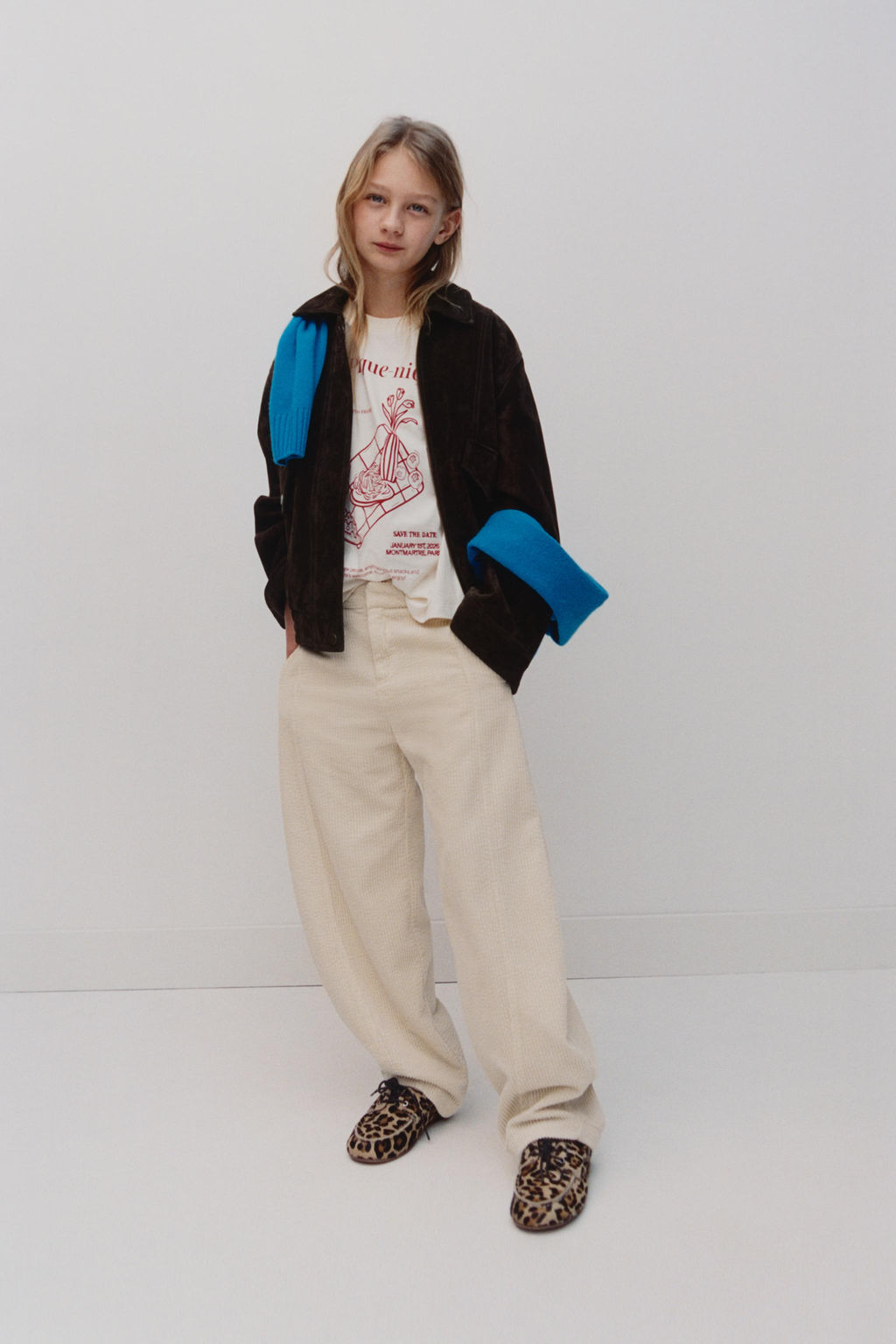 BARREL CORDUROY TROUSERS - Zara фото 5