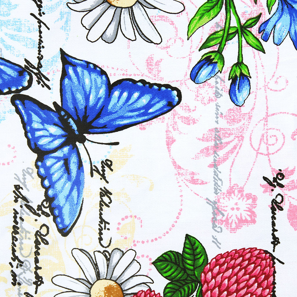 Батерфляй Скатерть-дорожка на стол набивная 50х148см, 234г/м2, хлопок 100%, Домашняя мода (Россия)  фото 3