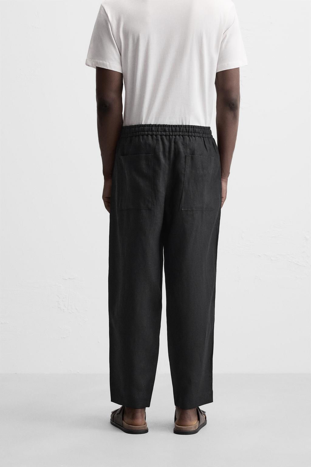 100% LINEN TROUSERS - Zara фото 30