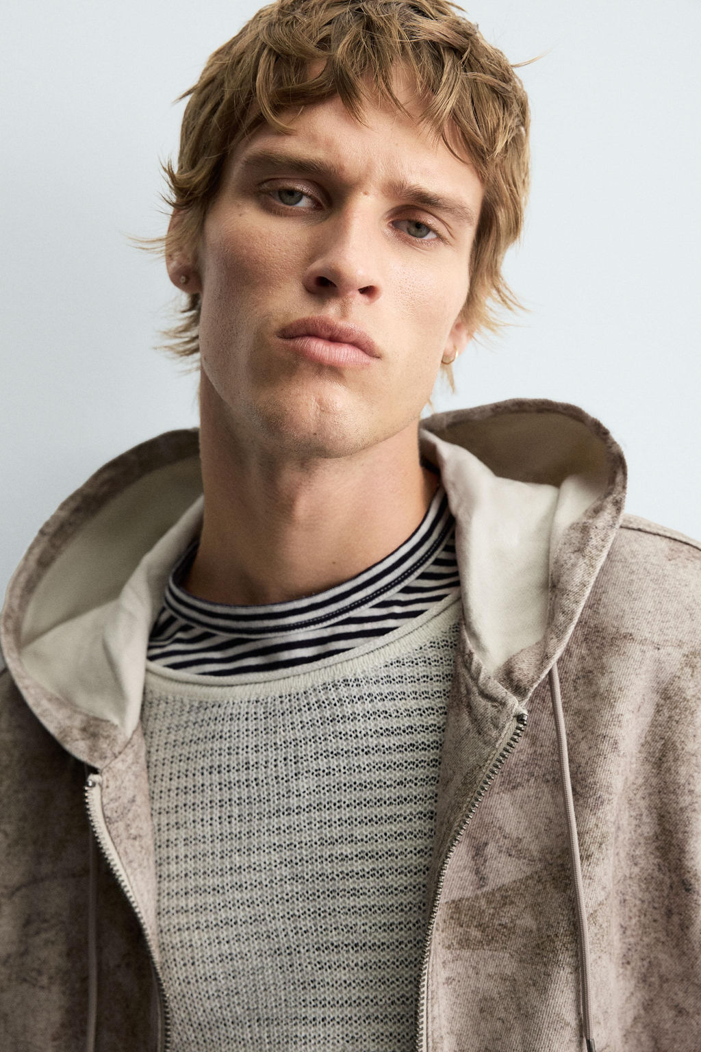 WASHED HOODED JACKET - Zara фото 5