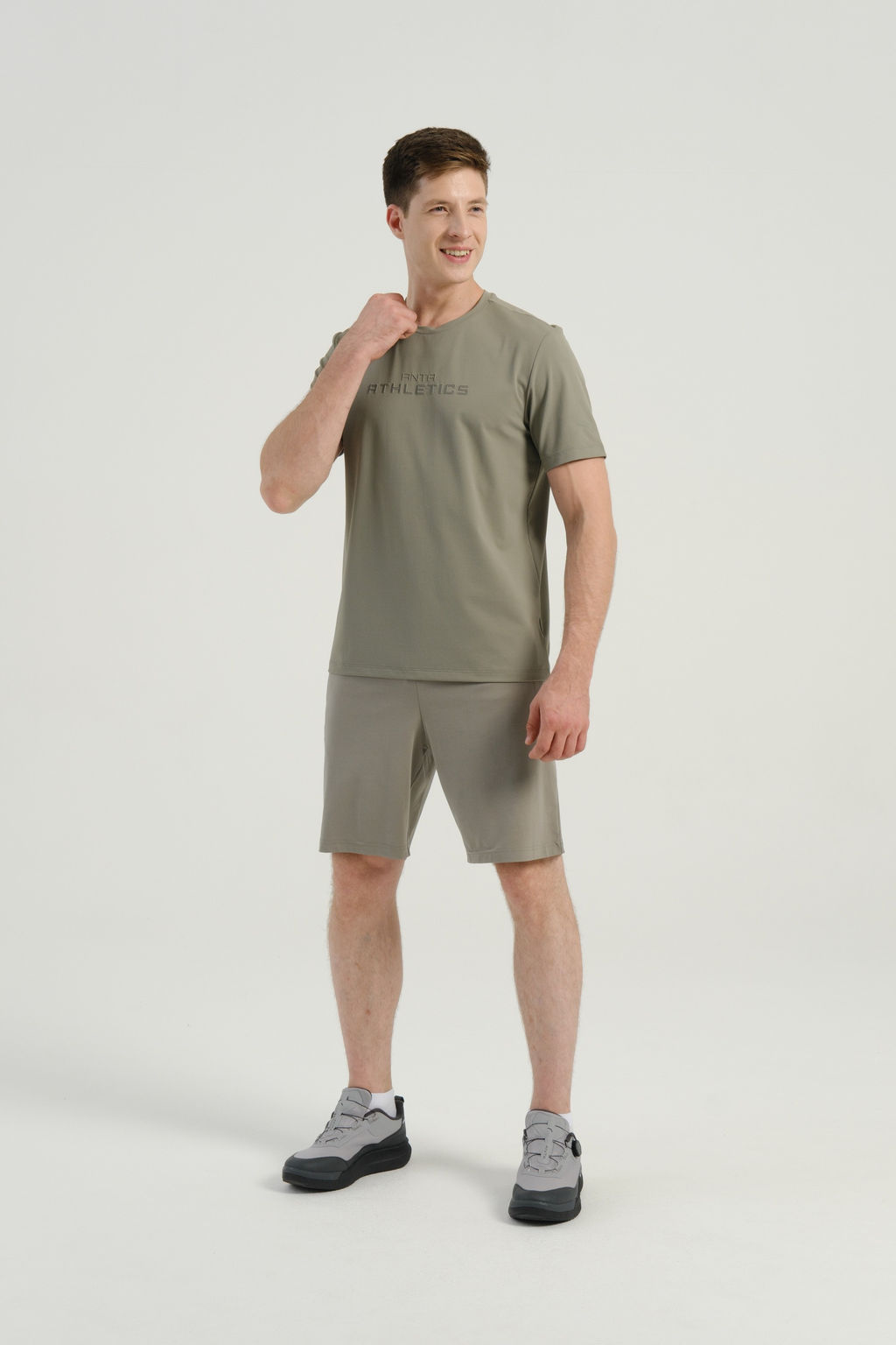 Футболка Серо-зеленый - Anta фото 2