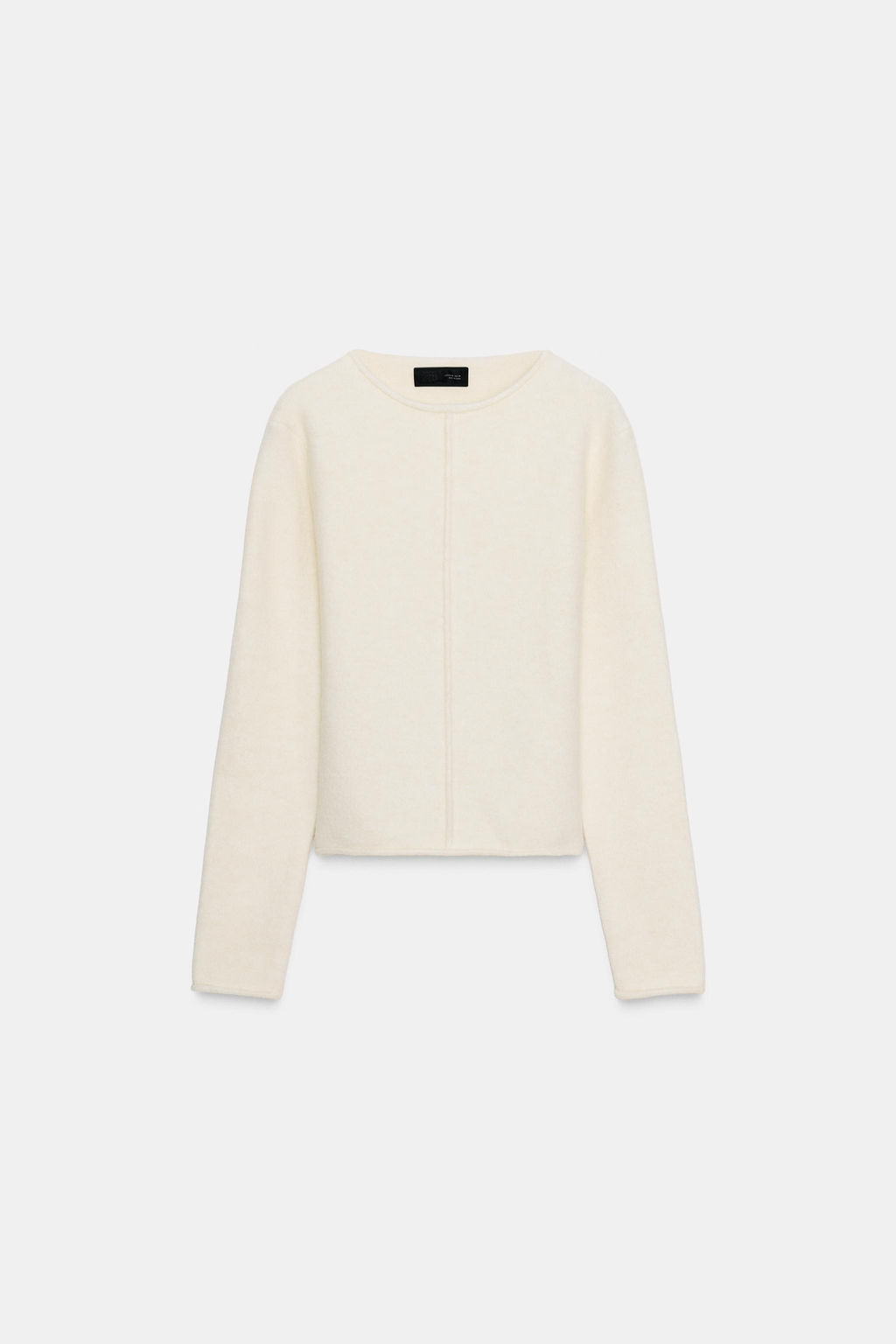 SOFT KNIT SWEATER WITH TOPSTITCHING - Zara фото 4
