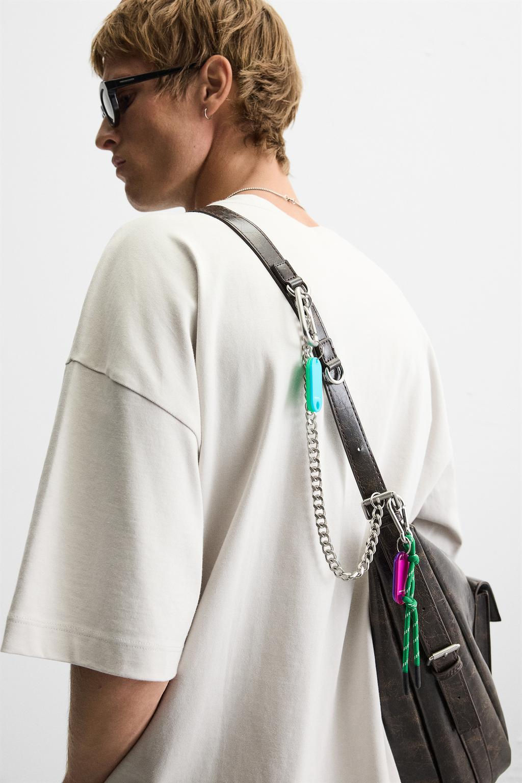 SHOULDER BAG WITH CHAINS - Zara фото 6