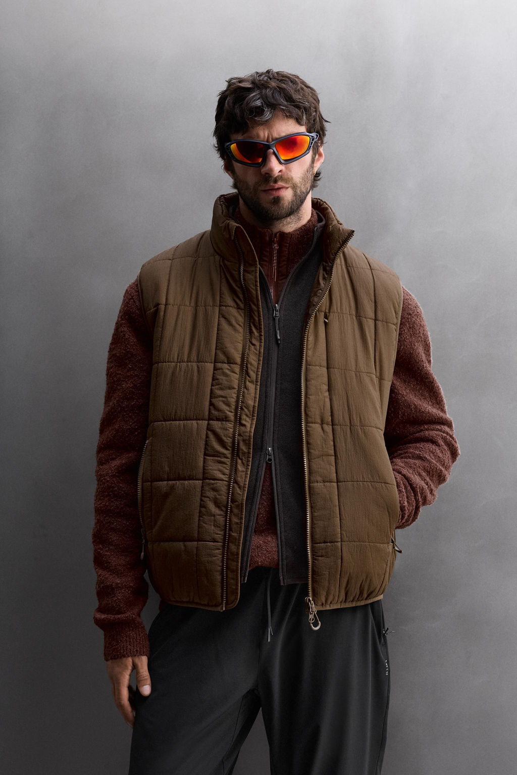 TECHNICAL PUFFER GILET - Zara фото 2