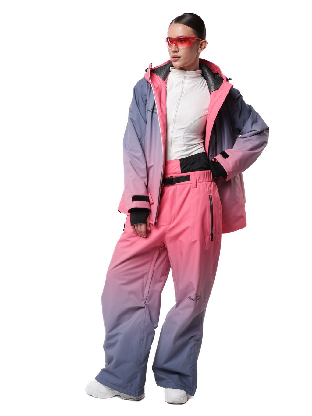 Костюм AB-0532 Розово-серый