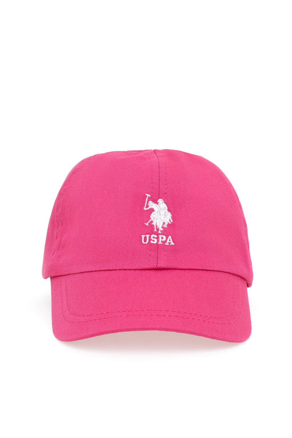 Шапка U.S. Polo Assn Edrogirl фуксиевая из хлопка