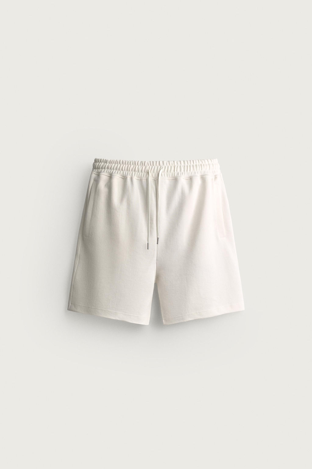BERMUDA JOGGER RELAXED FIT INTERLOCK / Blanco roto - Zara фото 10