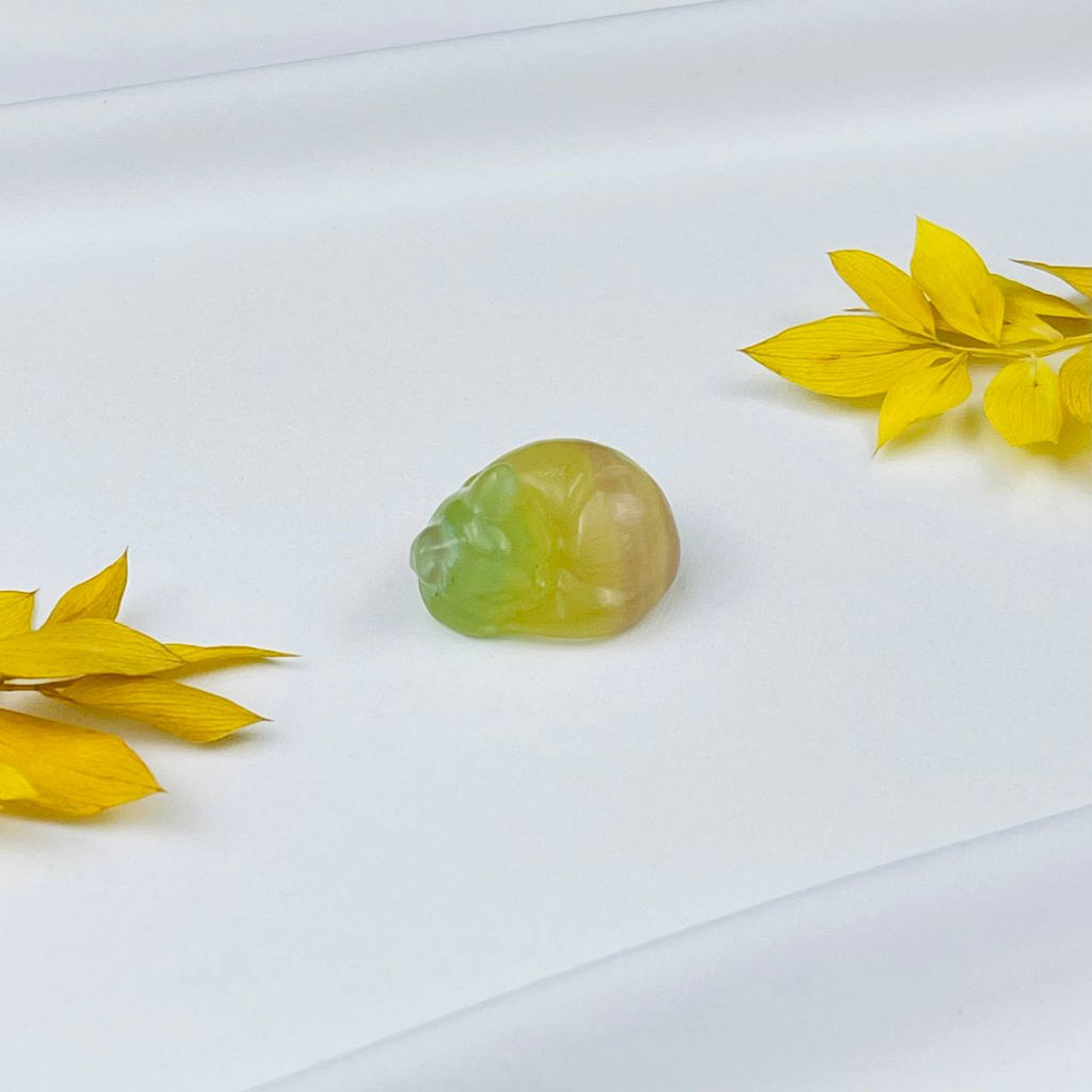 Фигурка Кошка из Флюорита - Радуга самоцветов фото 4