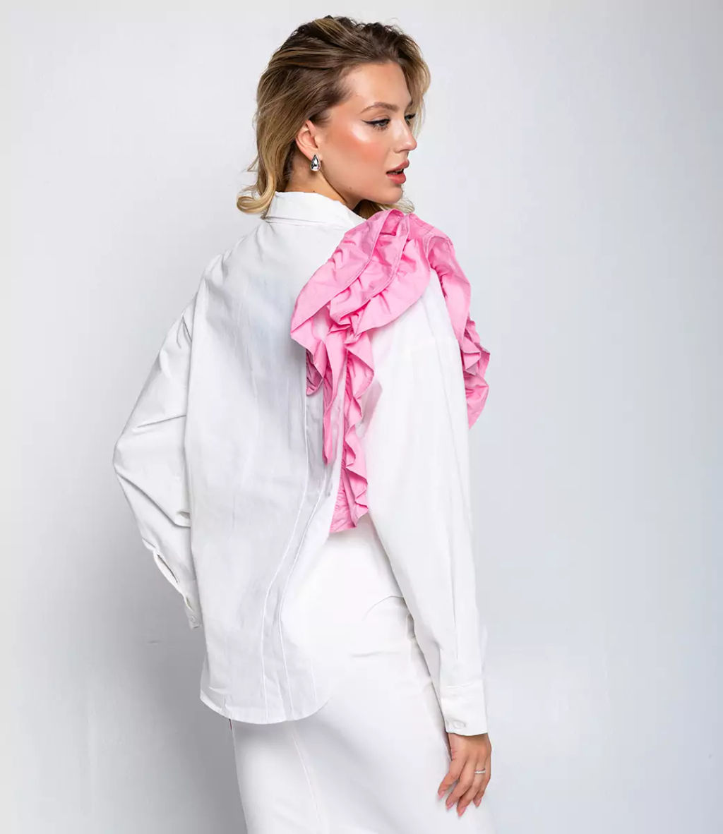 Рубашка #КТ2666, белый