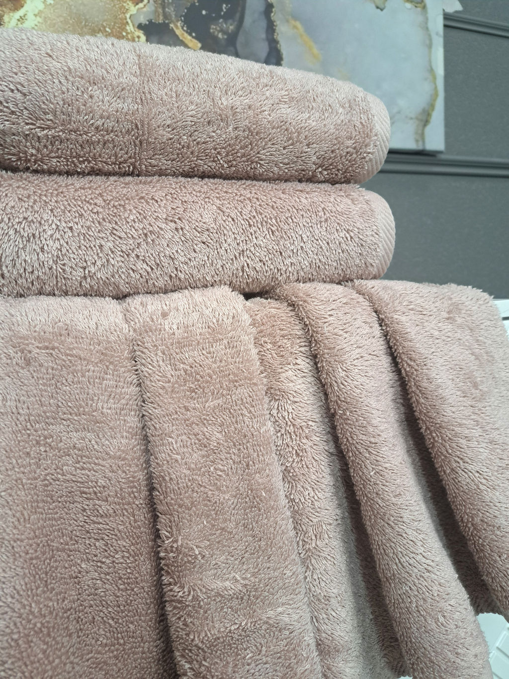 Полотенце Teddy (дымчатая роза) 50х90см