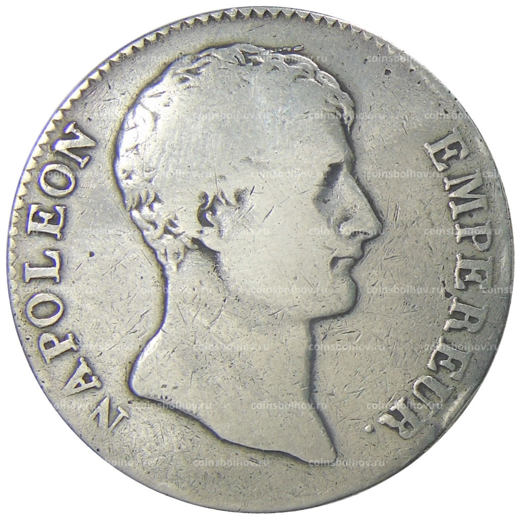 5 франков 1803 года A Франция  Наполеон I