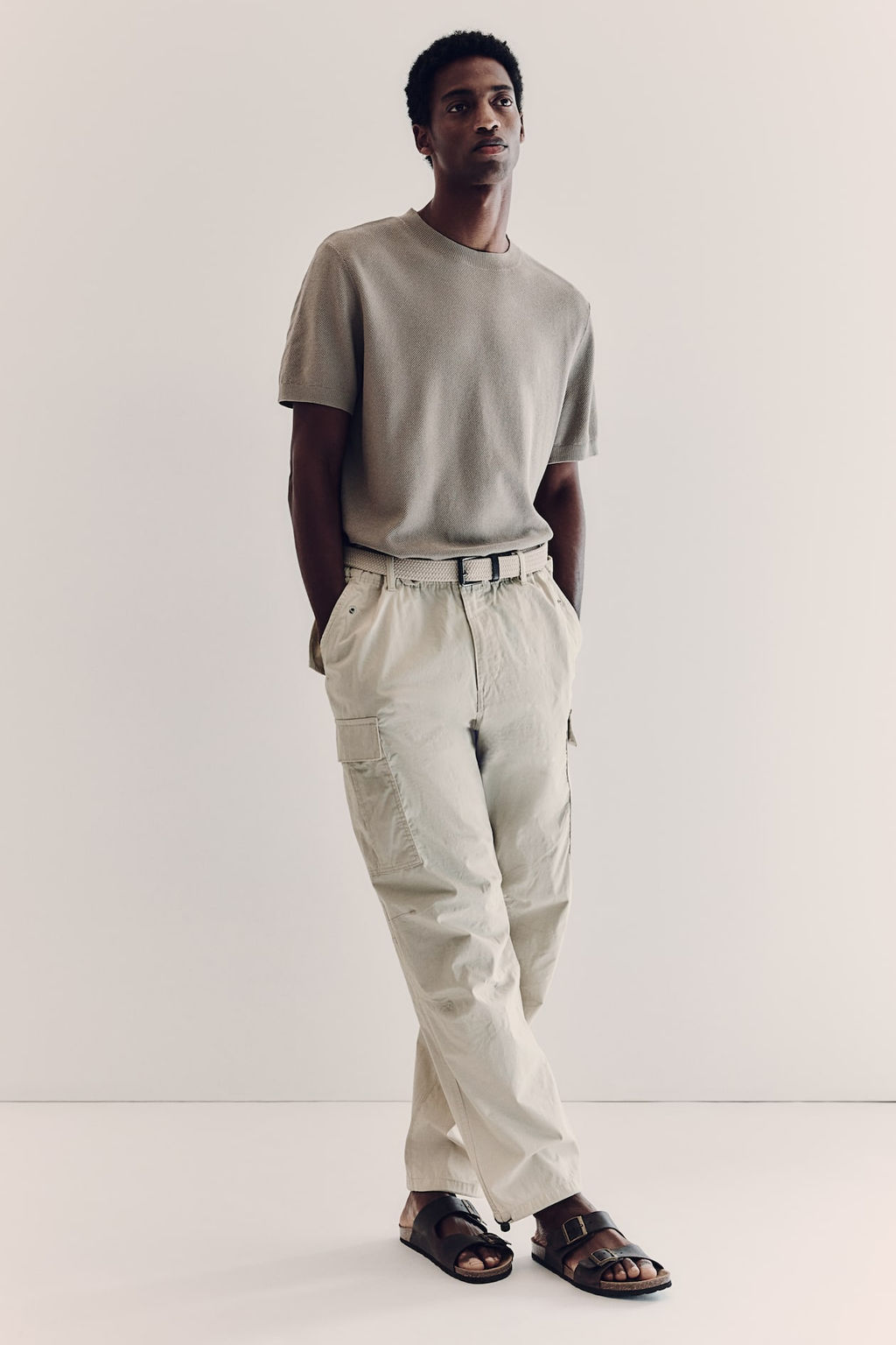 Pantalon cargo de ripstop Regular Fit - H&m фото 2