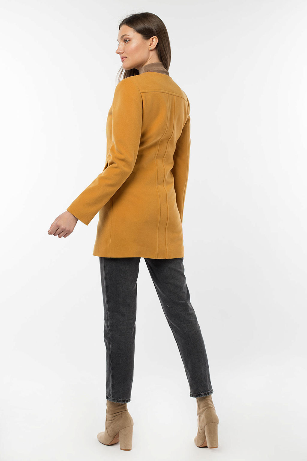 01-04092 Пальто женское демисезонное - El podio фото 4