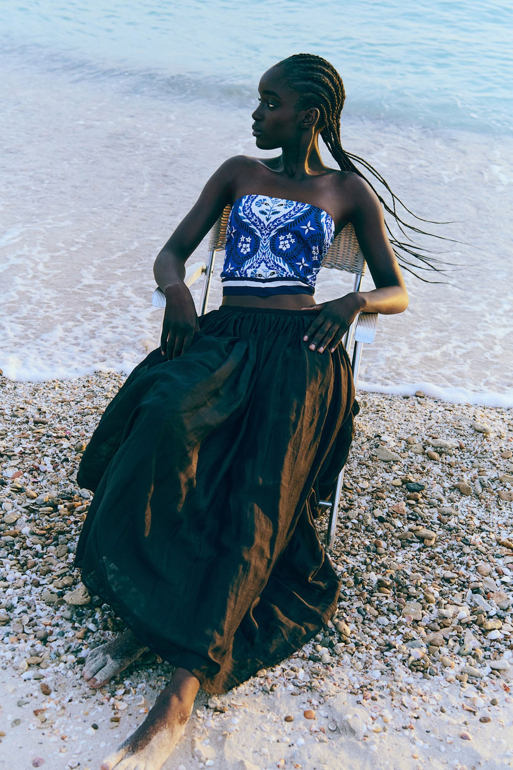 Top bandeau cropped - H&m фото 2
