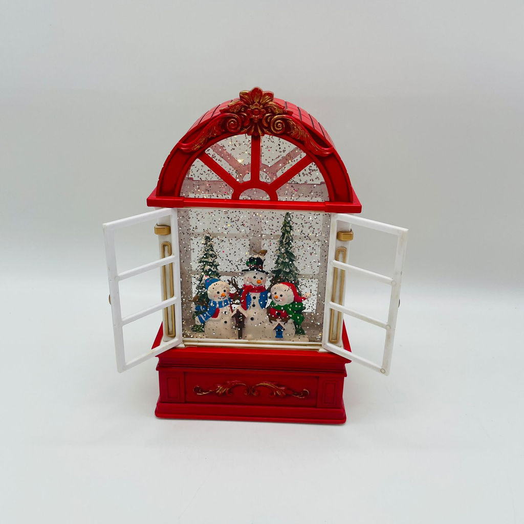 Новогодний декор стекло - Окно со створками 22 см (арт. 23027A/23027B) в ассортименте - Ип лебедев о.ю фото 3