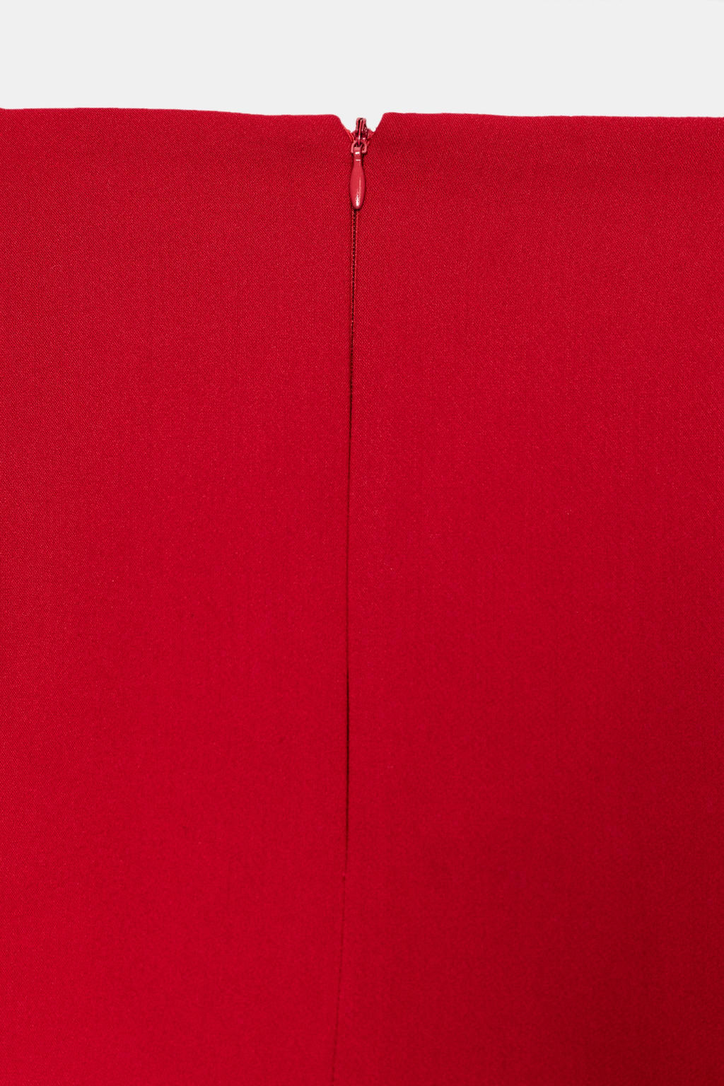 ZW COLLECTION CAPE MIDI SKIRT - Zara фото 10