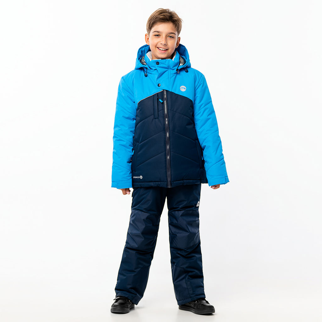 RODOS Утеплённый костюм для мальчика зима М-228д Синий/Васильковый  фото 209