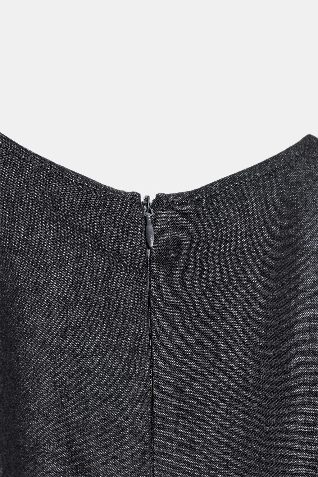 ZW COLLECTION DENIM MIDI DRESS - Zara фото 8