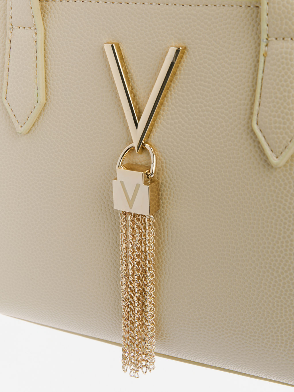 Женская сумка с ручками VALENTINO DIVINA Артикул 4070948, молочно-бежевый фото 3