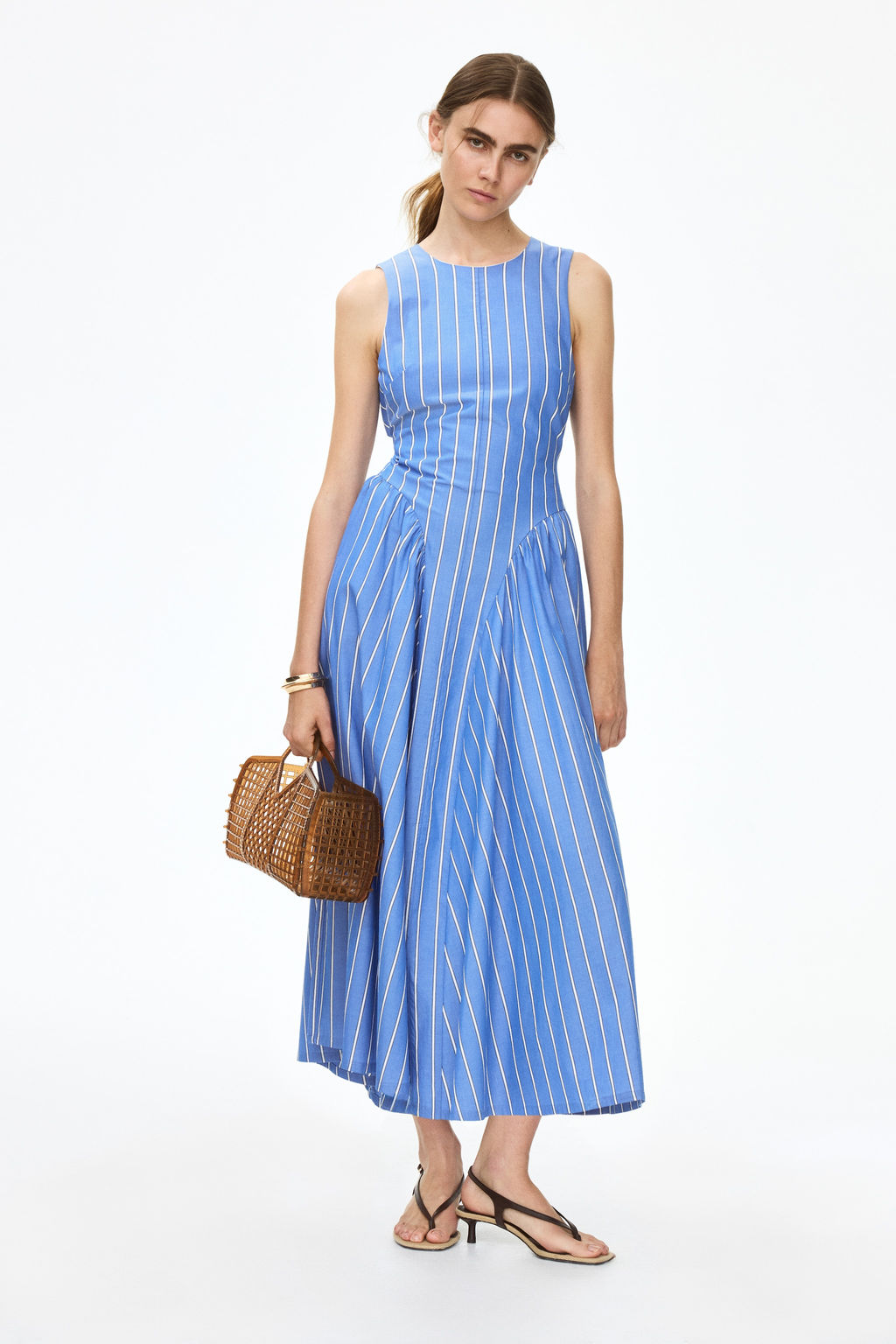 Vestido de algod?n con lazada detr?s - H&m фото 5