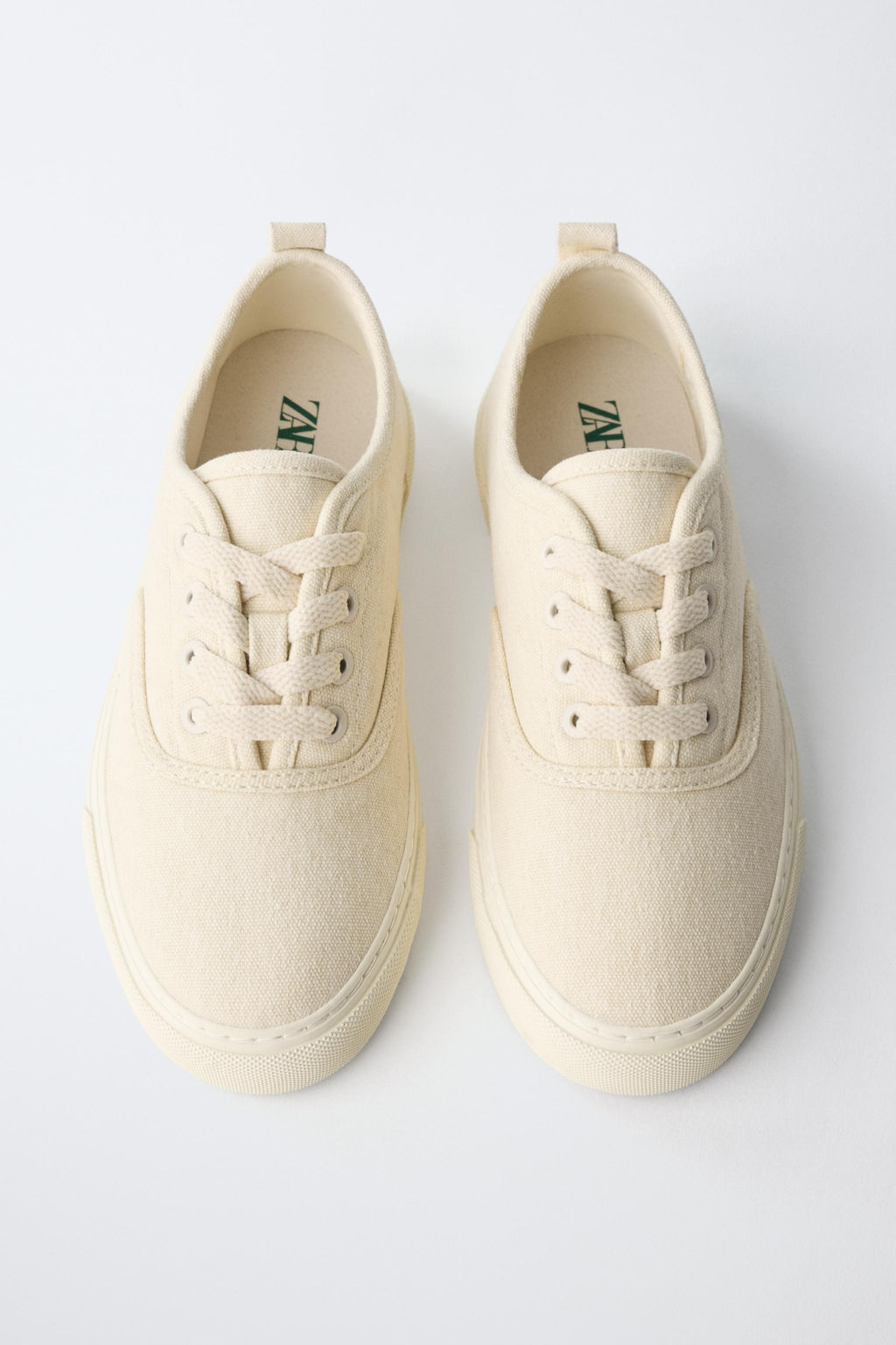 LACE-UP PLIMSOLLS - Zara фото 5