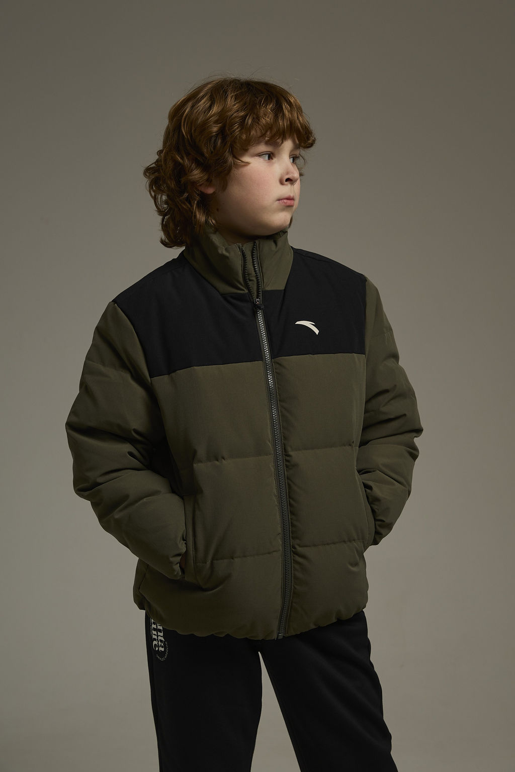 Пуховик короткий Зеленый Outdoor Down Jacket