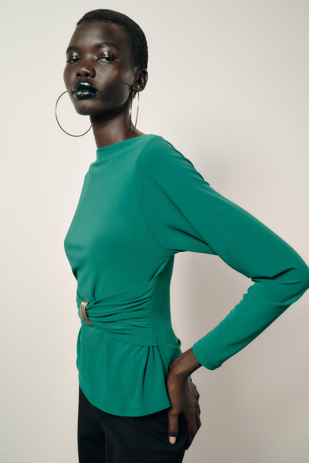 DRAPED WAIST TOP - Zara фото 4
