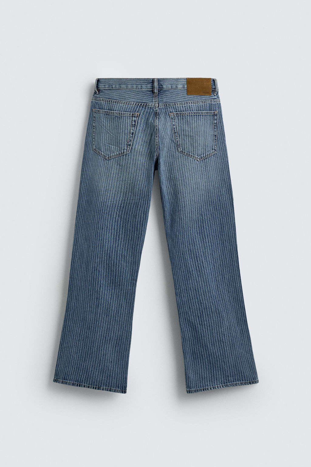 STRUCTURED STRAIGHT-LEG BOOTCUT JEANS - Zara фото 8