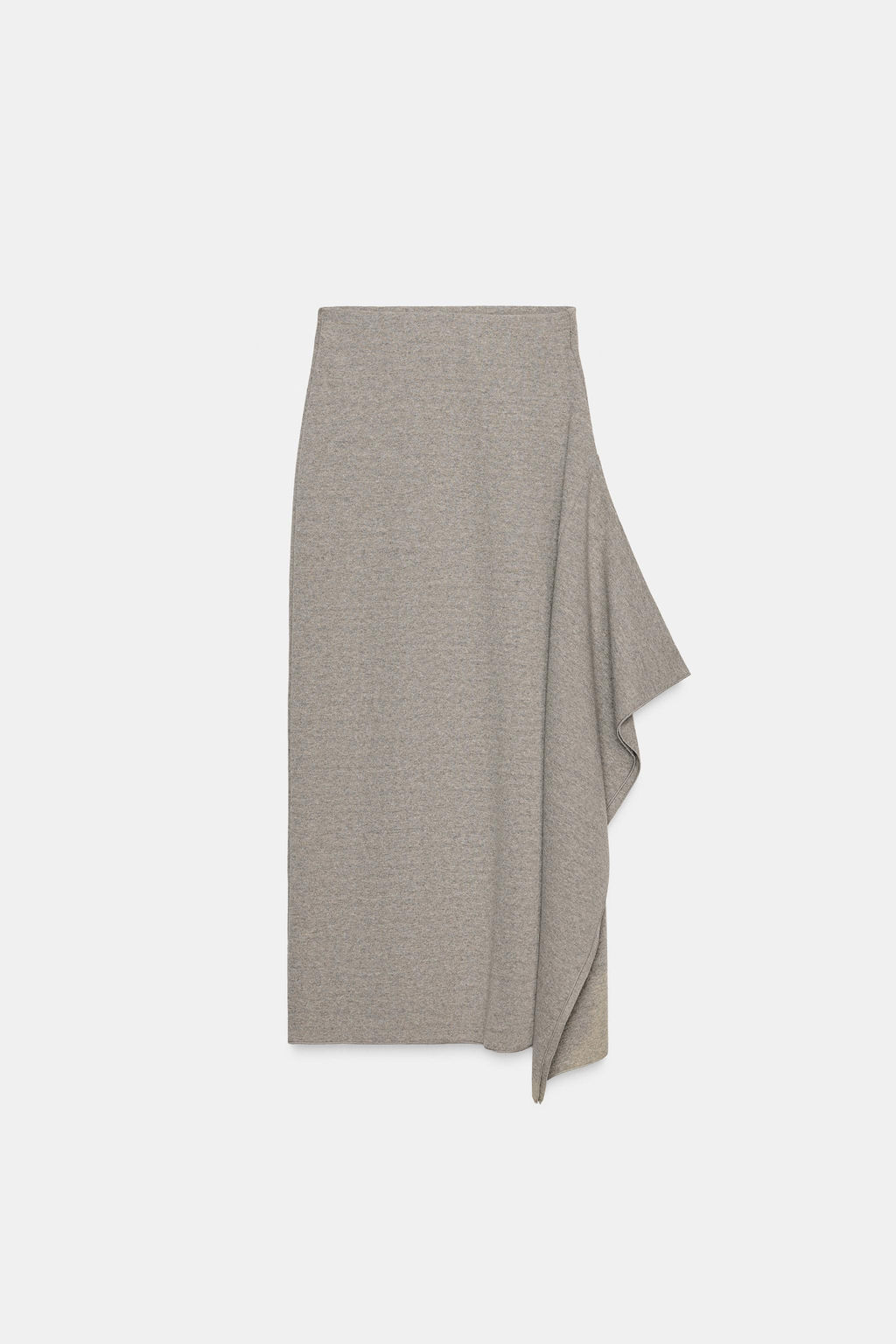 ASYMMETRIC MIDI SKIRT - Zara фото 6