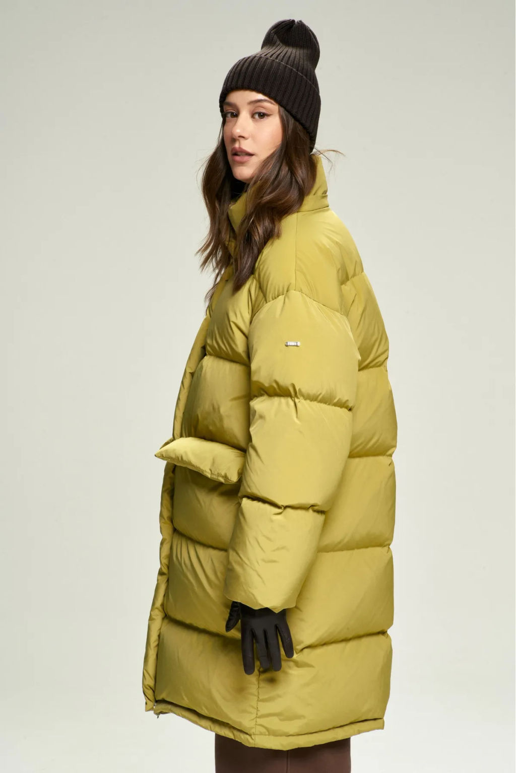 Пуховик удлиненный Olive - Erist store фото 7