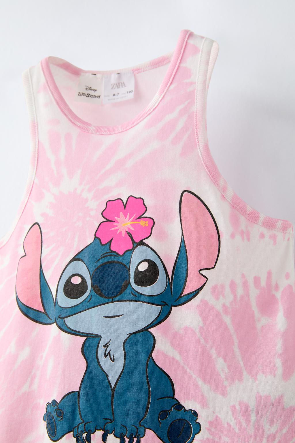 6-14 YAS/ TIE DIE LILO & STITCH DISNEY TAKIM - Zara фото 6