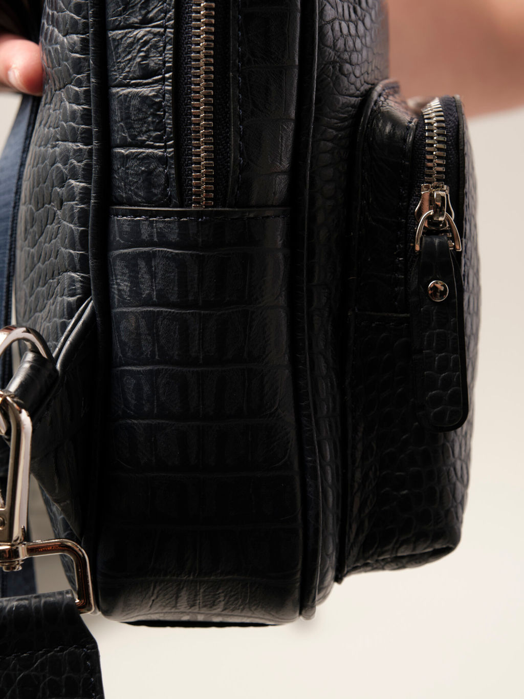 Сумка мужская Azaro 7071 синий кроко