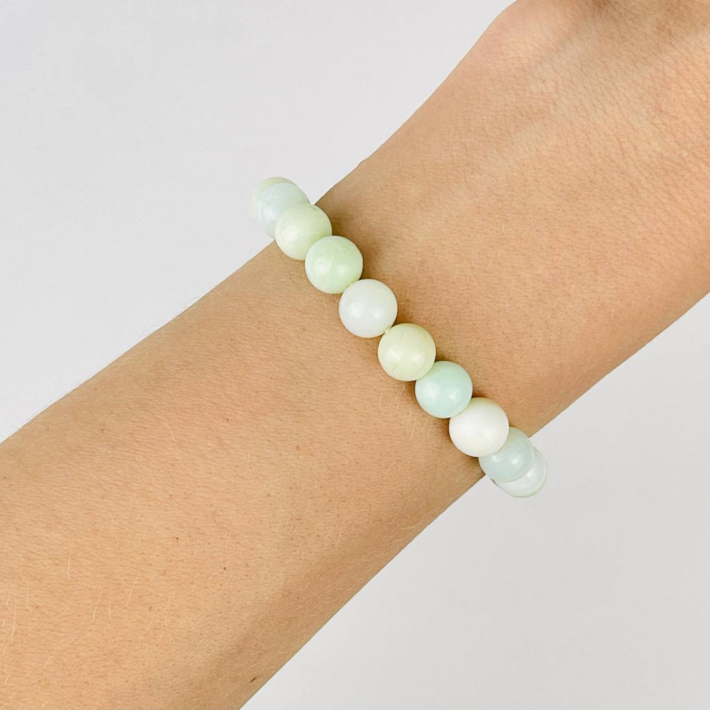 Браслет из зеленого Опала 17 см