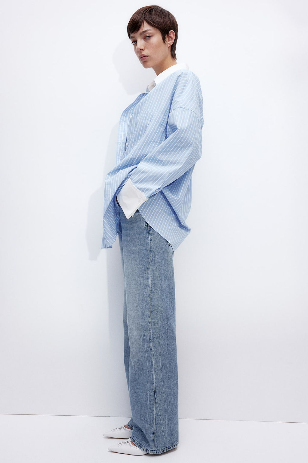Wide High Jeans - H&m фото 12