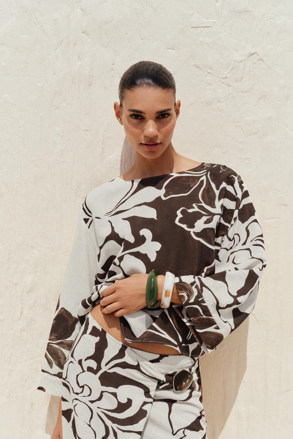 FLORAL PRINTED TOP - Zara фото 2