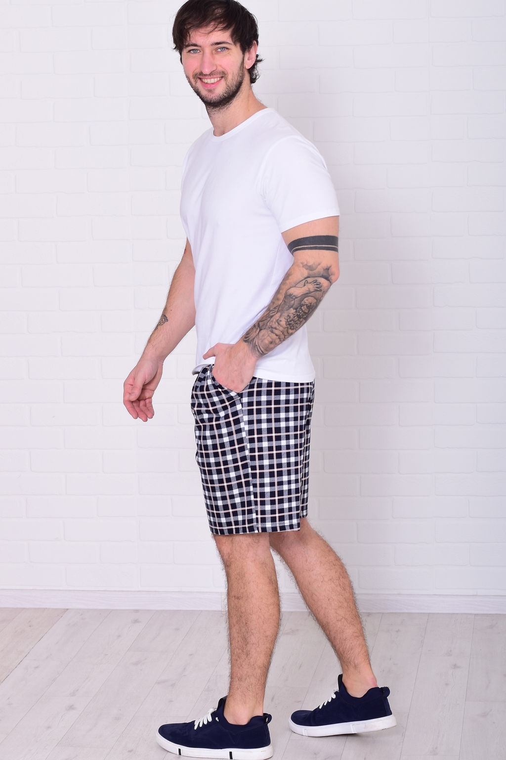 Шорты мужские 9-173 из хлопка - Новое кимоно фото 25