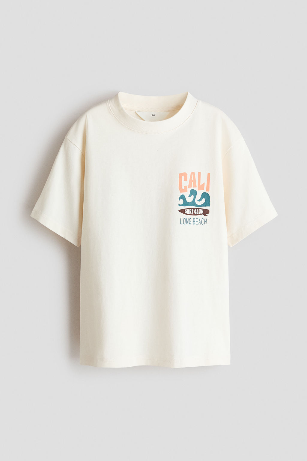 Camiseta estampada de corte holgado - H&m фото 3