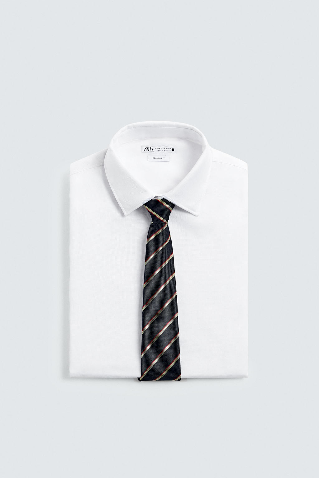 100% SILK STRIPED LIMITED EDITION TIE - Zara фото 3