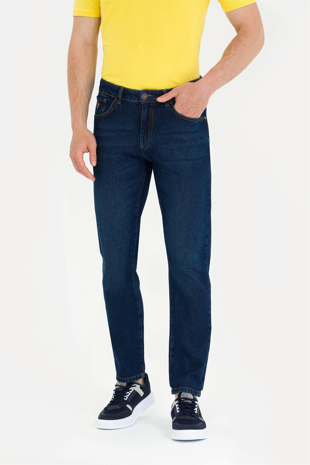 Мужские темно-синие джинсовые брюки Неожиданная скидка в корзине - U.s. polo assn фото 2