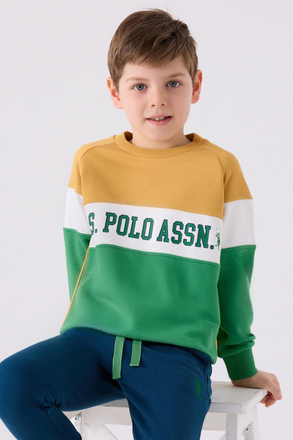 Мальчик зеленая пижама набор Неожиданная скидка в корзине - U.s. polo assn фото 2