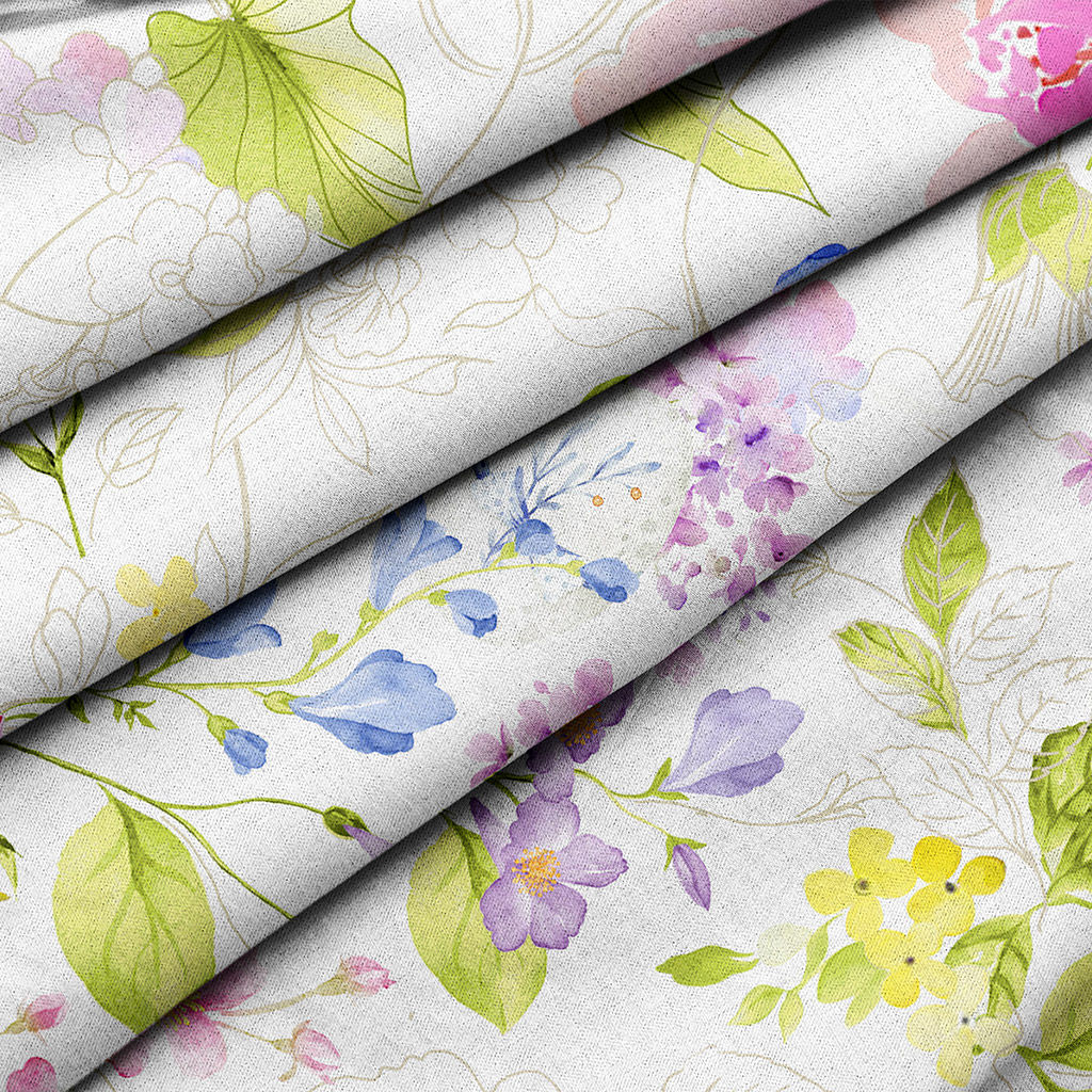 Скатерть 220х145см Краски лета, длина стола до 180см, на 8-10 персон, рогожка (хлопок 100%) 171г/м2, упаковка классическая, пакет ПВХ 28х41см, Домашняя мода (Россия)  фото 2