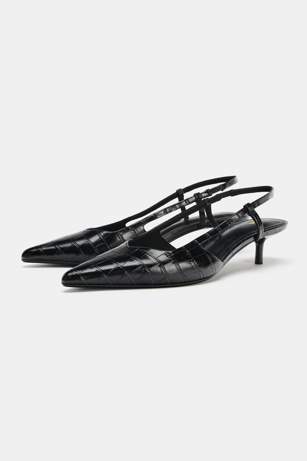 EMBOSSED SLINGBACK SHOES - Zara фото 3
