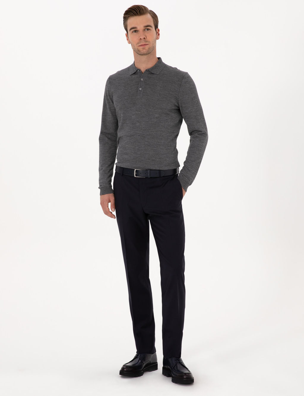 F_me Slim Fit Basic Kazak - Cacharel фото 4