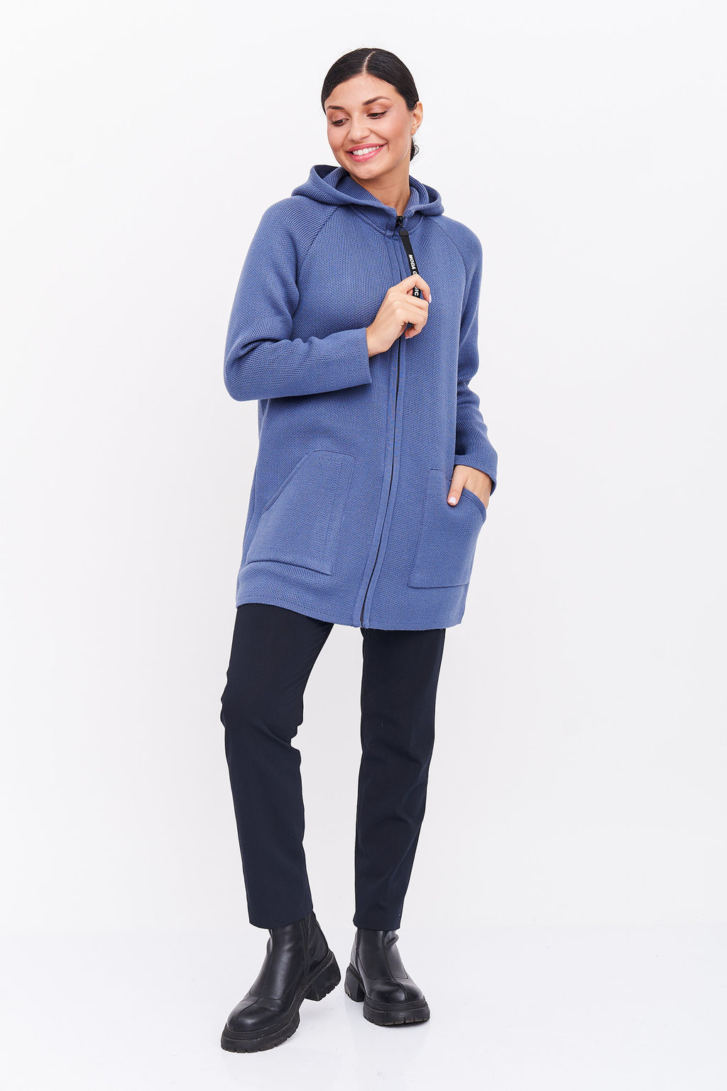 Кардиган В 1874/индиго (1205) - Злата Стиль фото 5