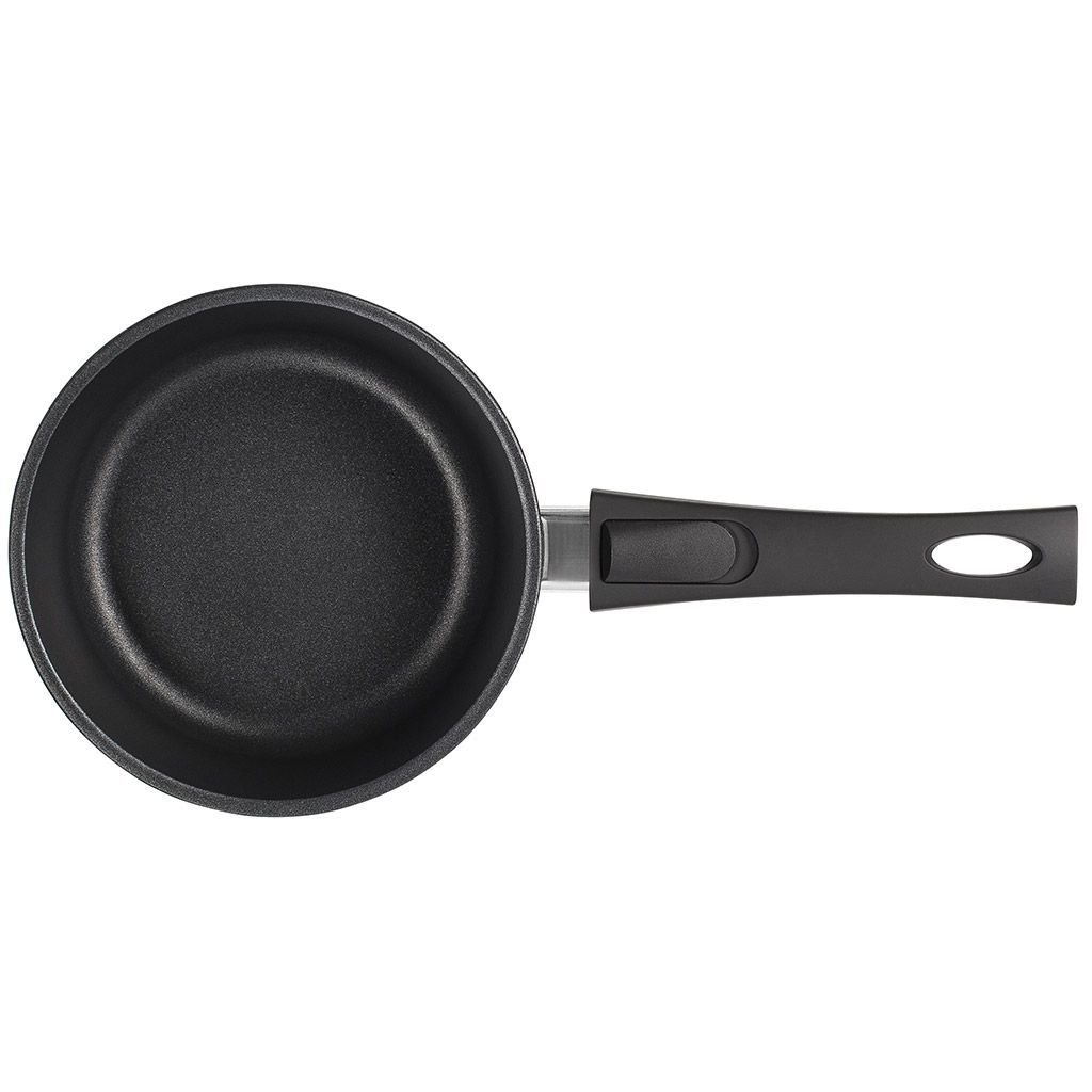 Ковш с тефлоновым покрытием 1,0л, д16см Классик, h7см, s0,4см, съемная ручка из термостойкого пластика, стеклянная крышка с пароотводом, подарочная упаковка (Россия) - Домашняя мода фото 3