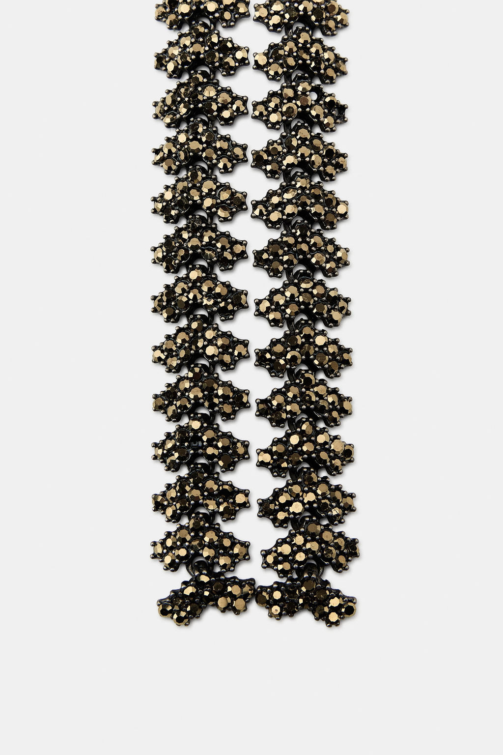 RHINESTONE HEART EARRINGS - Zara фото 7