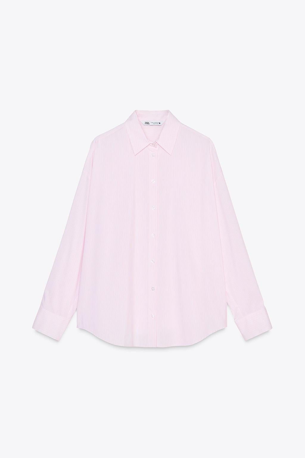 STRIPED POPLIN SHIRT - Zara фото 4