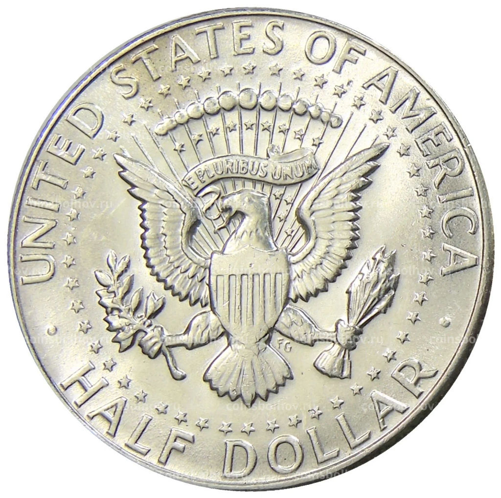 1/2 доллара (50 центов) 1968 года D США
